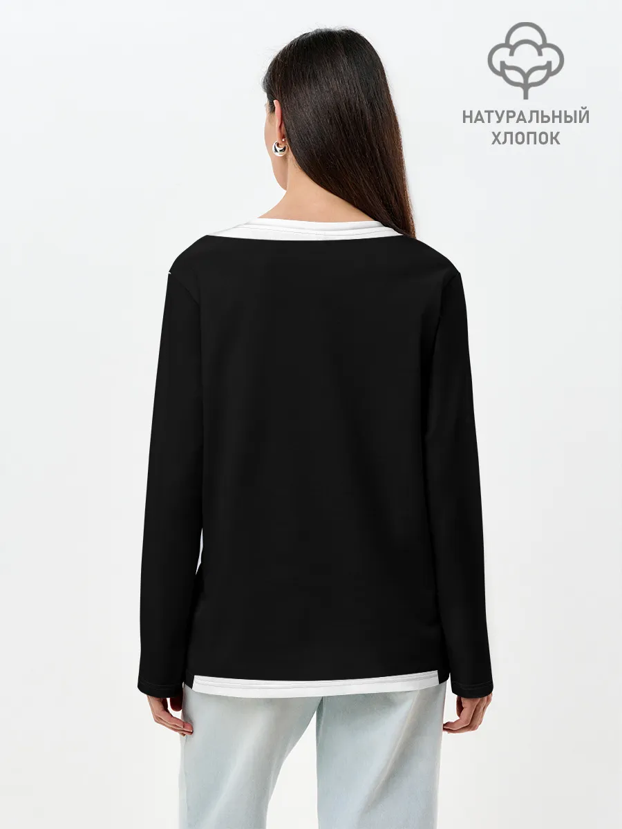 Лонгслив женский. Хлопок / Классика Русского рока