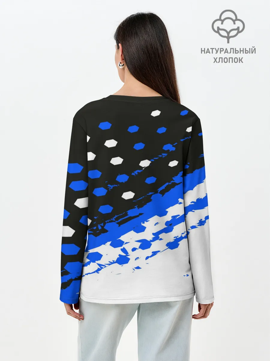 Лонгслив женский. Хлопок / BMW