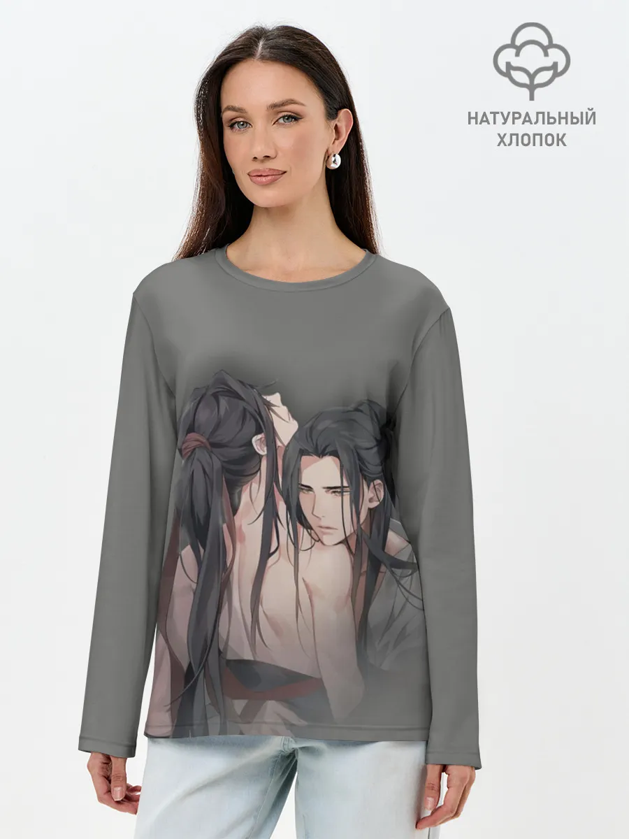 Лонгслив женский. Хлопок / Магистр дьявольского культа