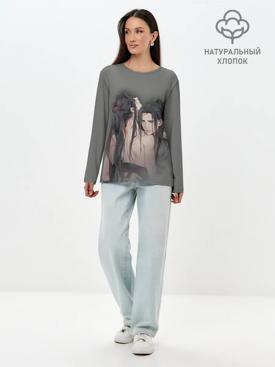 Лонгслив женский. Хлопок / Магистр дьявольского культа