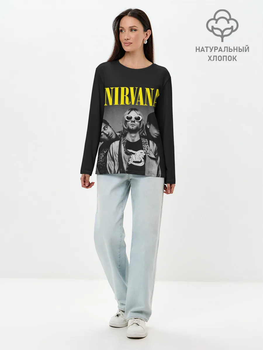 Лонгслив женский. Хлопок / NIRVANA