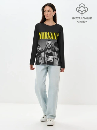 Лонгслив женский. Хлопок / NIRVANA
