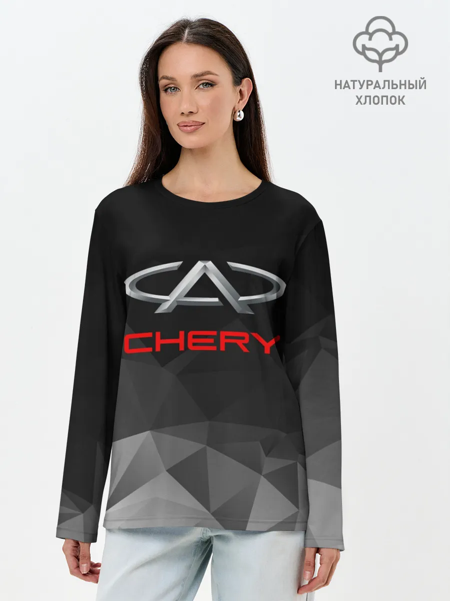 Лонгслив женский. Хлопок / CHERY
