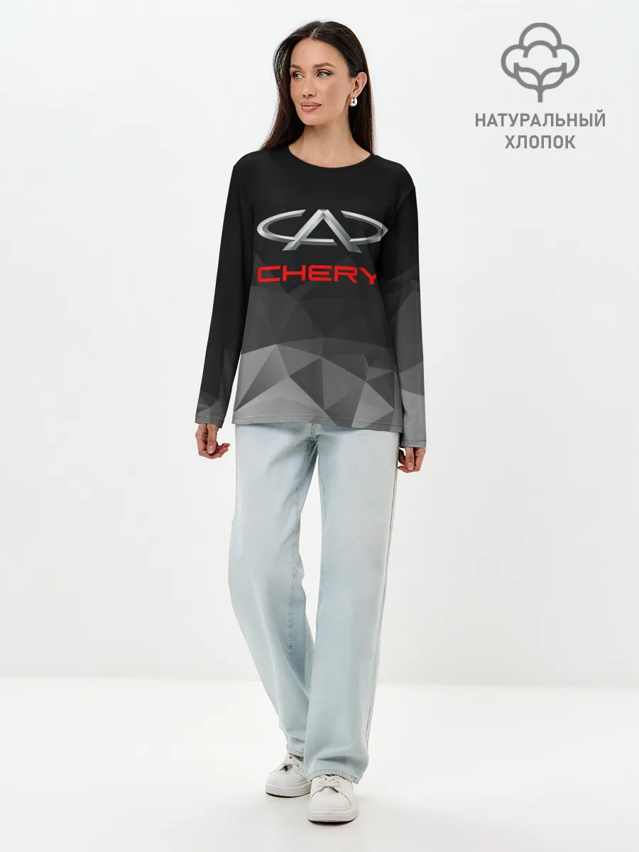 Лонгслив женский. Хлопок / CHERY