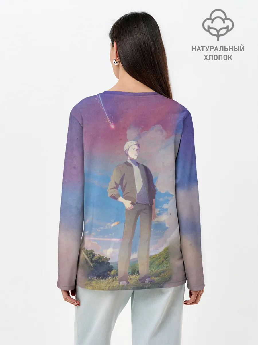 Лонгслив женский. Хлопок / Харуки и Акихико