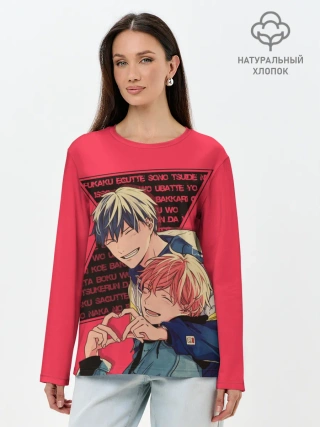 Лонгслив женский. Хлопок / Мафую Сато и Рицука Уэнояма
