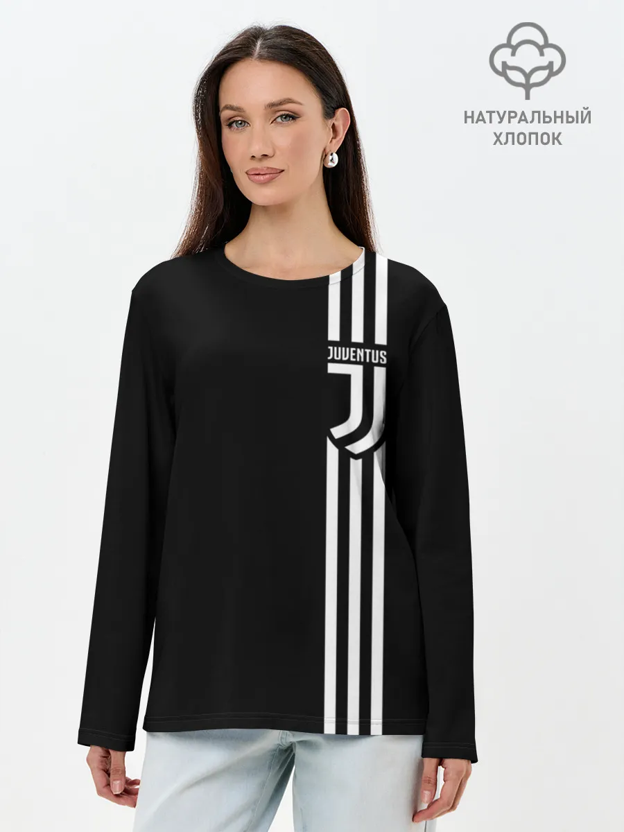 Лонгслив женский. Хлопок / JUVENTUS