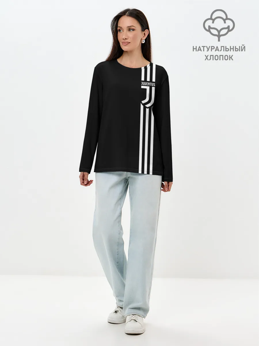 Лонгслив женский. Хлопок / JUVENTUS