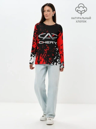 Лонгслив женский. Хлопок / CHERY