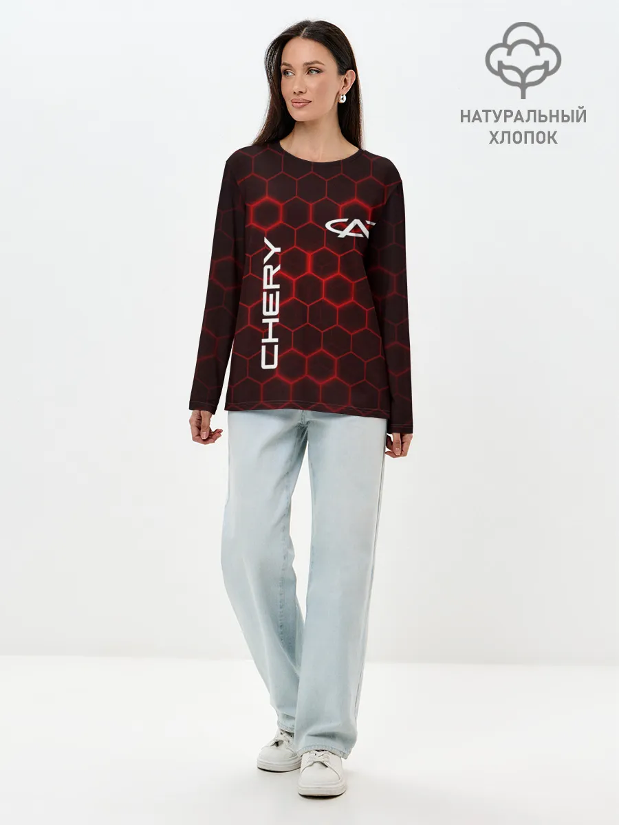 Лонгслив женский. Хлопок / CHERY