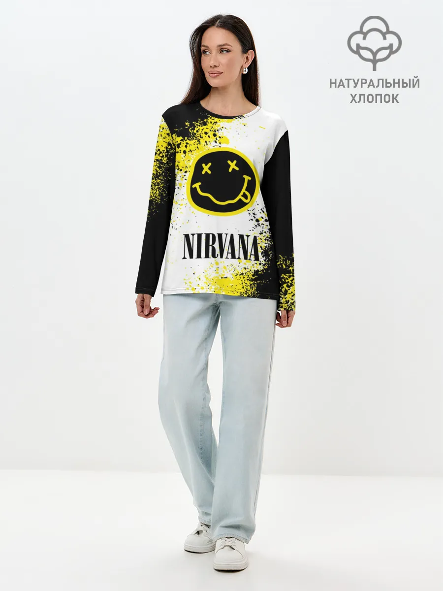 Лонгслив женский. Хлопок / NIRVANA
