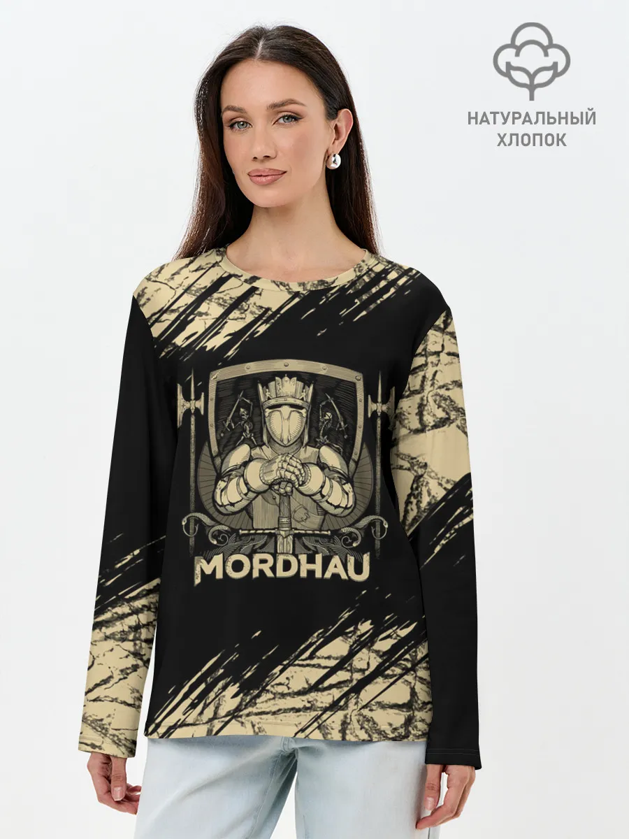 Лонгслив женский. Хлопок / Mordhau