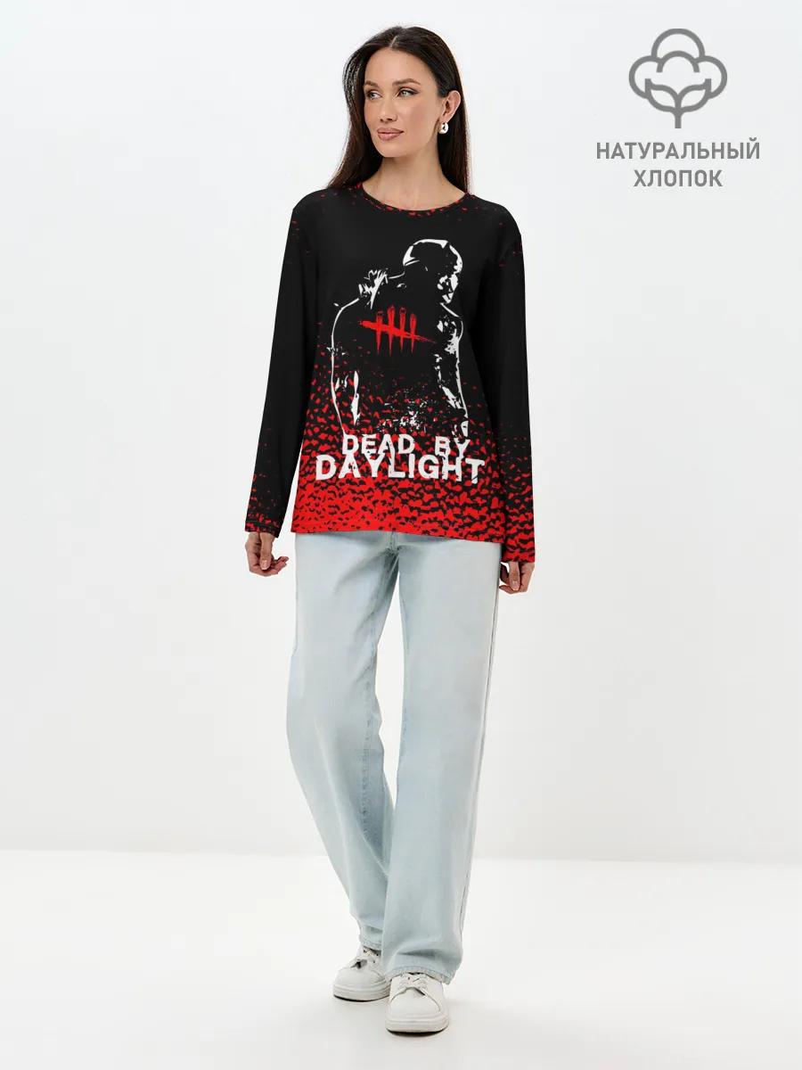 Лонгслив женский. Хлопок / DEAD BY DAYLIGHT.