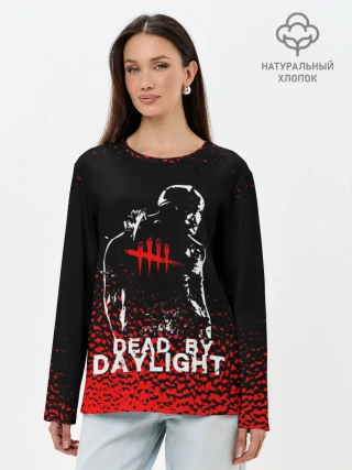 Лонгслив женский. Хлопок / DEAD BY DAYLIGHT.
