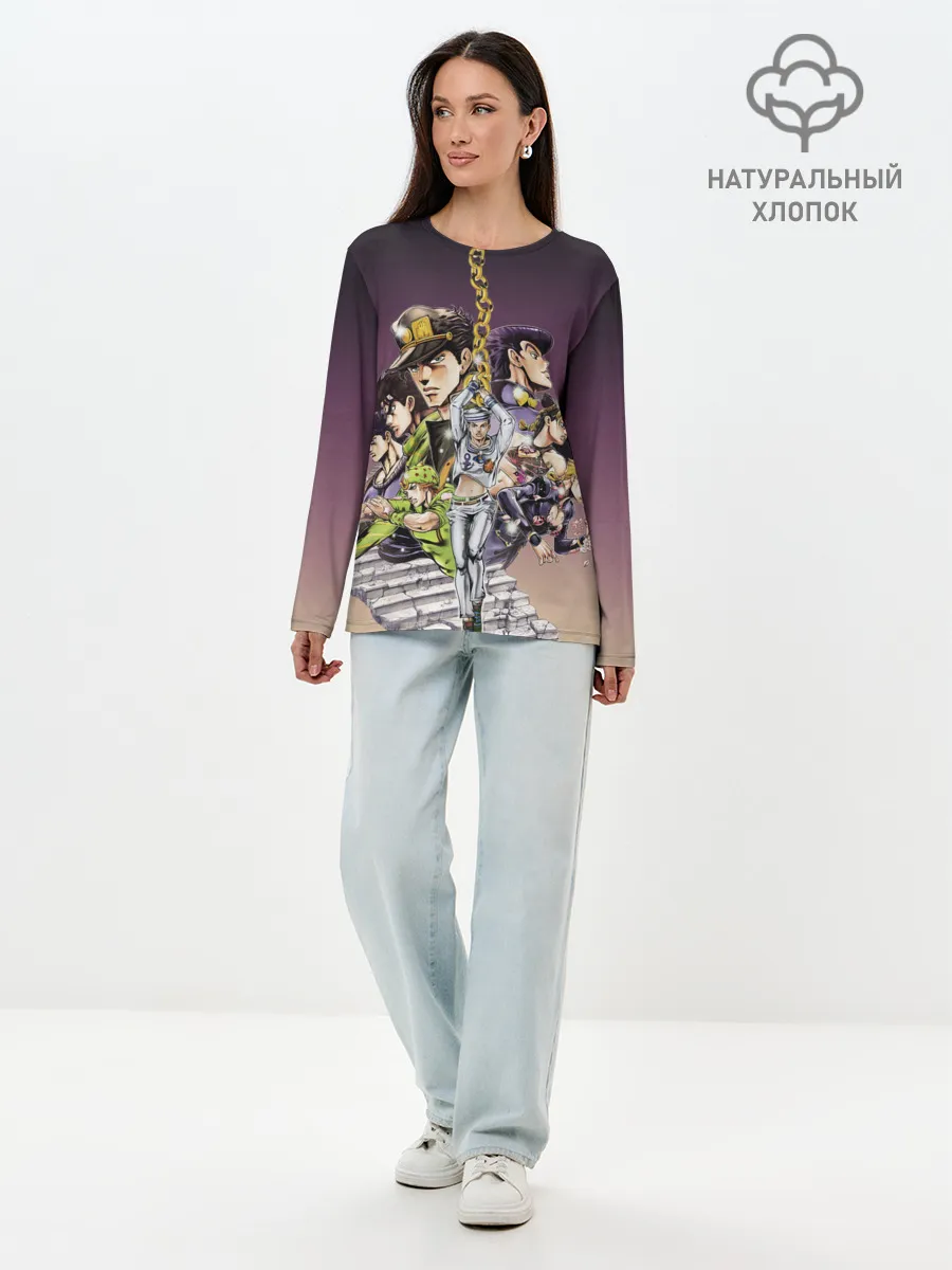 Лонгслив женский. Хлопок / Jo Jo