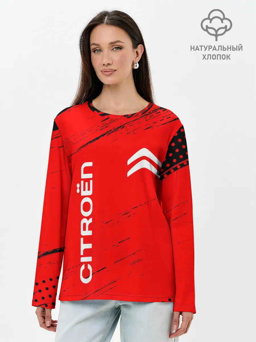 Лонгслив женский. Хлопок / CITROEN
