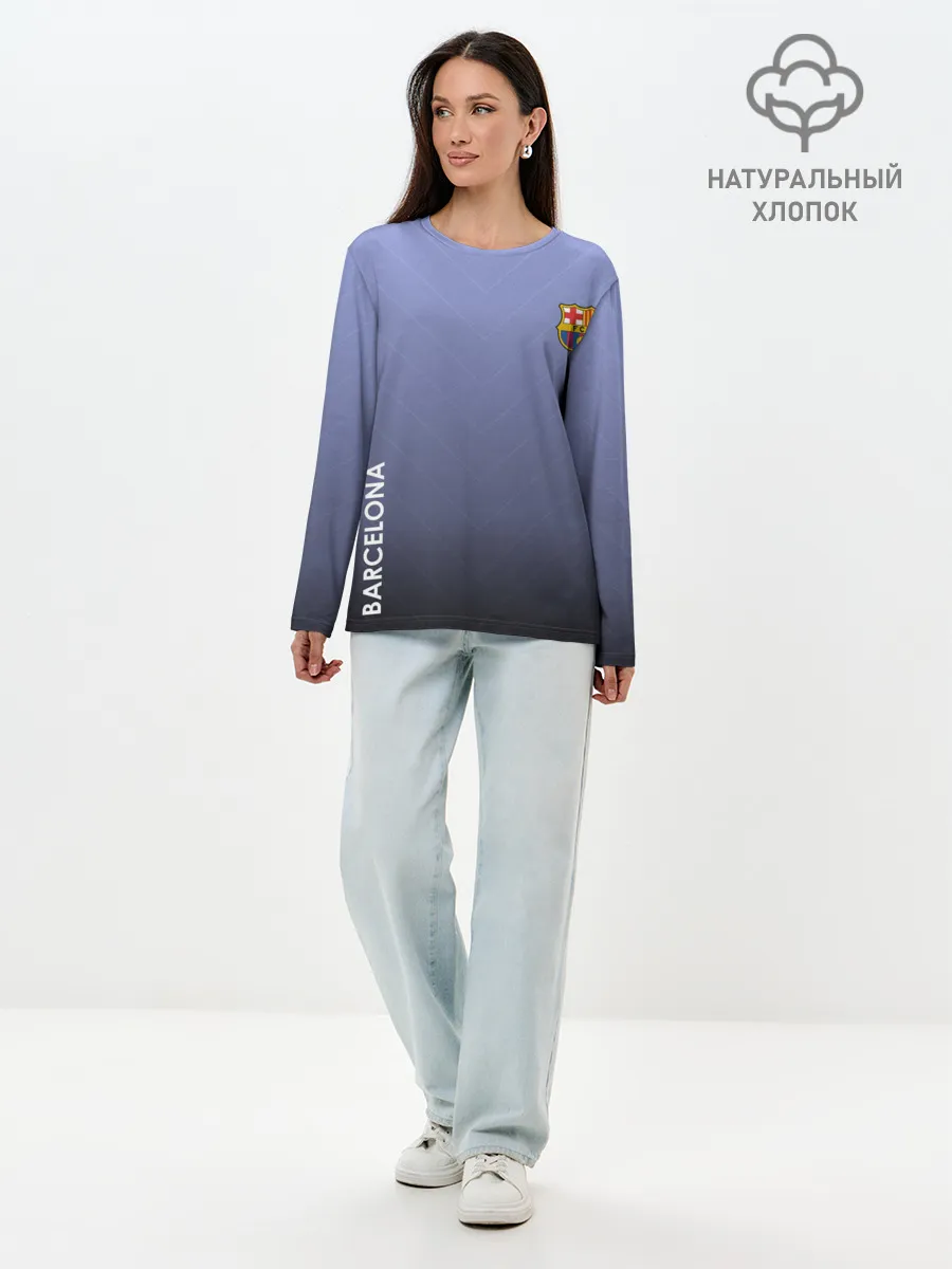 Лонгслив женский. Хлопок / Barcelona