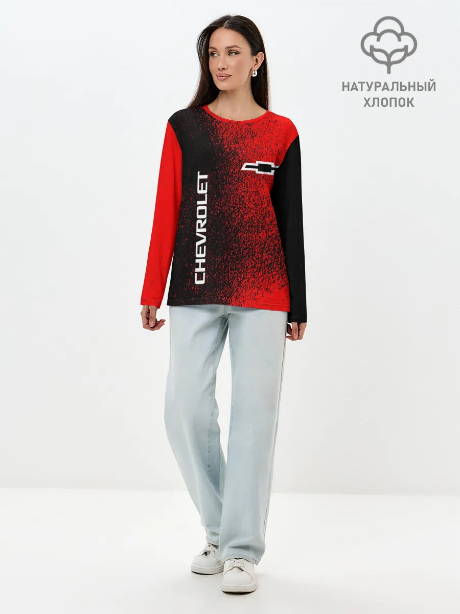 Лонгслив женский. Хлопок / CHEVROLET