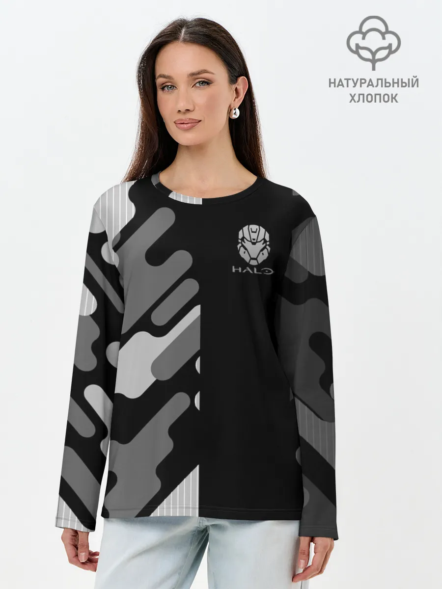 Лонгслив женский. Хлопок / Halo