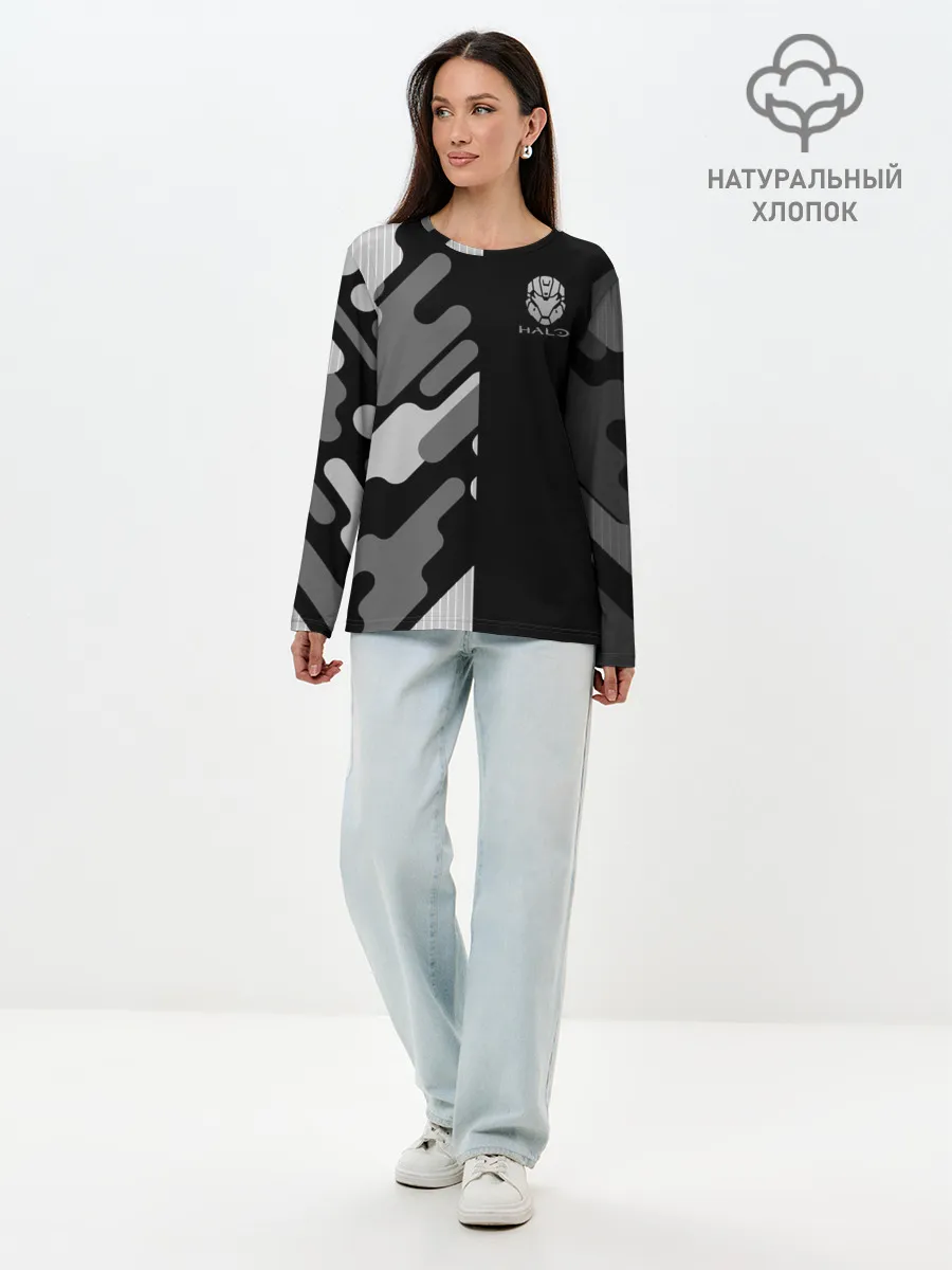 Лонгслив женский. Хлопок / Halo