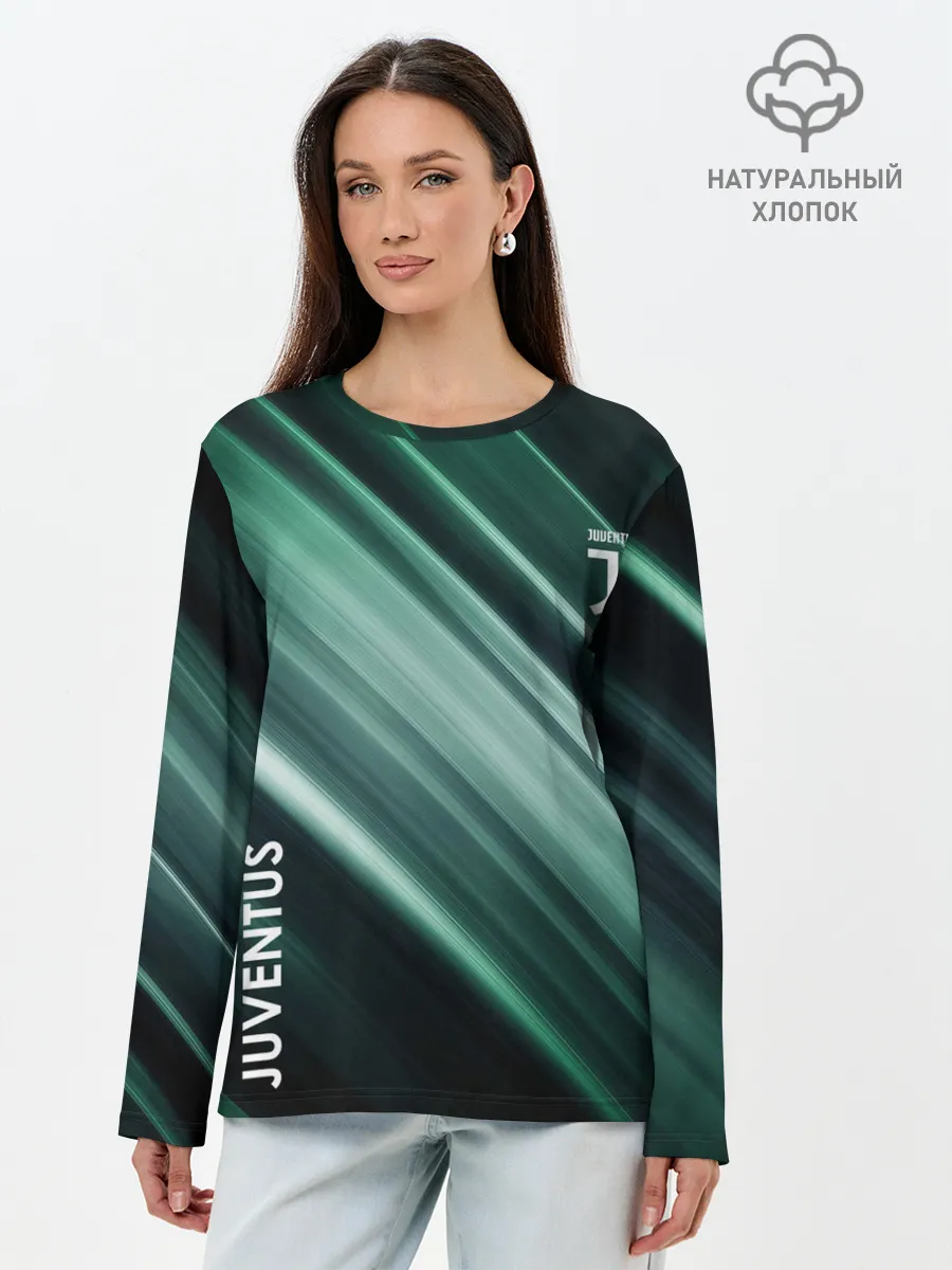 Лонгслив женский. Хлопок / Juventus