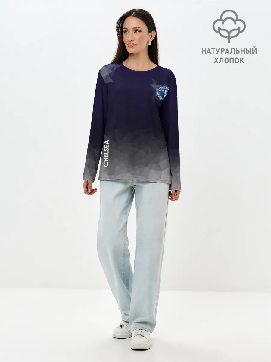 Лонгслив женский. Хлопок / Chelsea