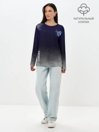 Лонгслив женский. Хлопок / Chelsea