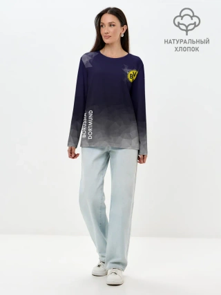 Лонгслив женский. Хлопок / Borussia