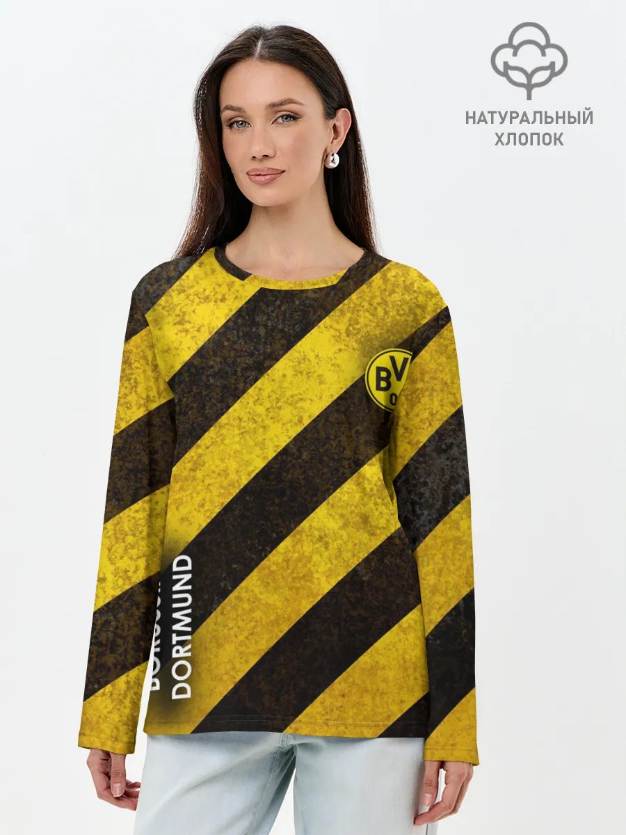 Лонгслив женский. Хлопок / Borussia