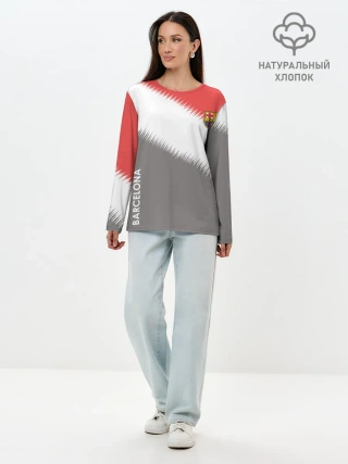 Лонгслив женский. Хлопок / Barcelona