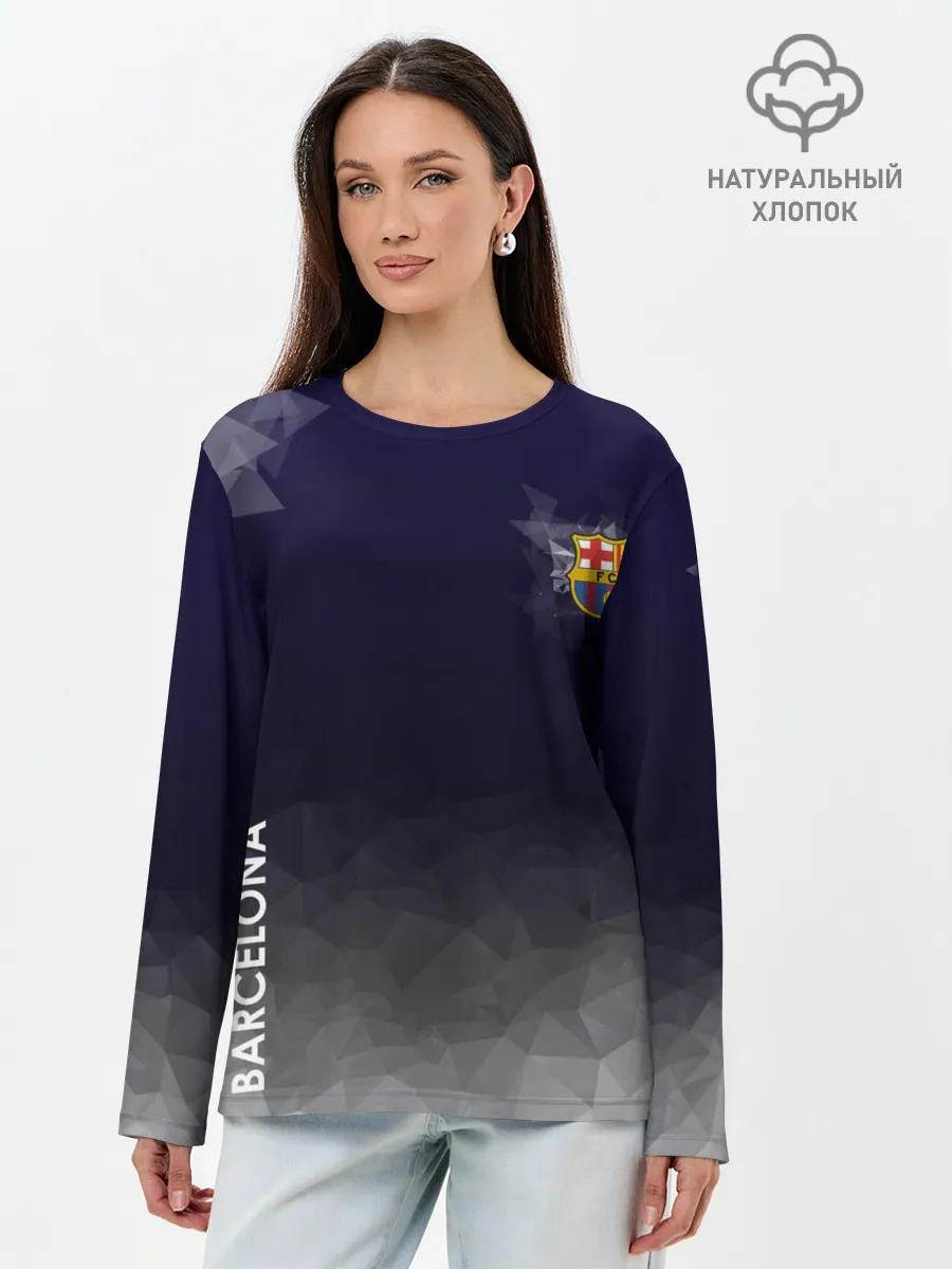 Лонгслив женский. Хлопок / Barcelona
