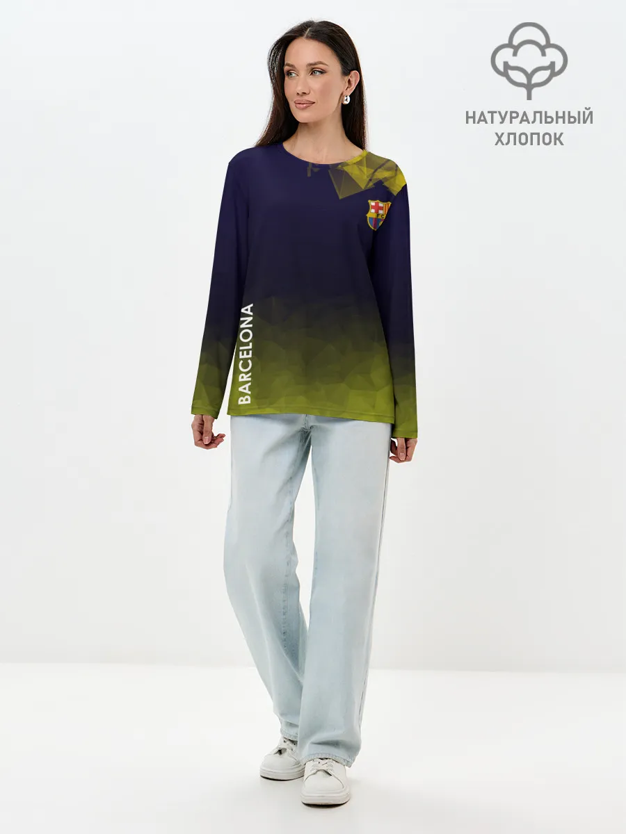 Лонгслив женский. Хлопок / Barcelona