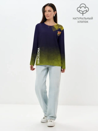 Лонгслив женский. Хлопок / Barcelona
