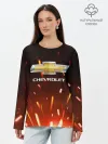 Лонгслив женский. Хлопок / CHEVROLET