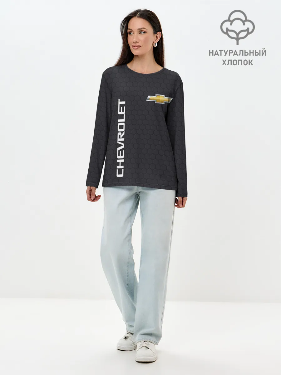Лонгслив женский. Хлопок / CHEVROLET