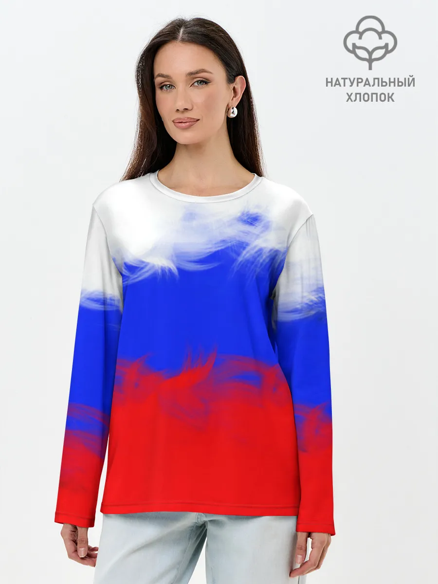 Лонгслив женский. Хлопок / Россия.