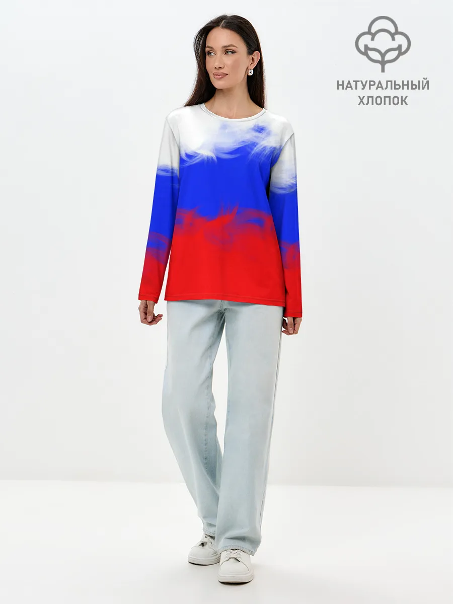 Лонгслив женский. Хлопок / Россия.