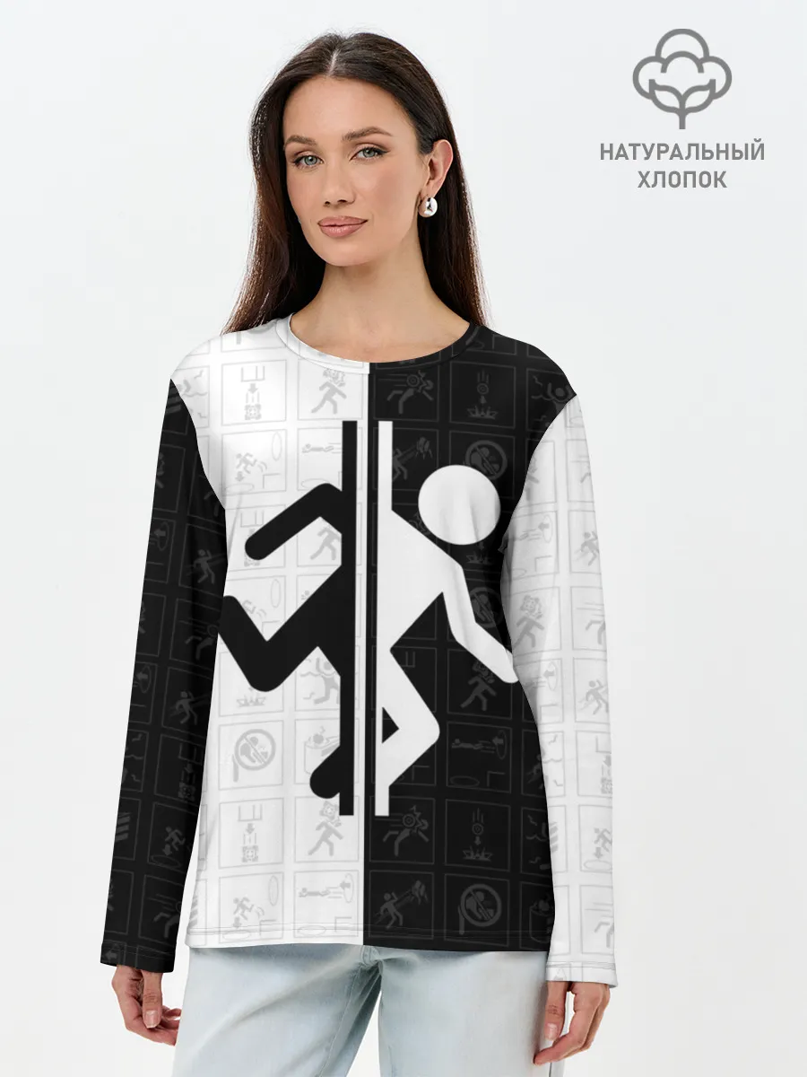 Лонгслив женский. Хлопок / PORTAL