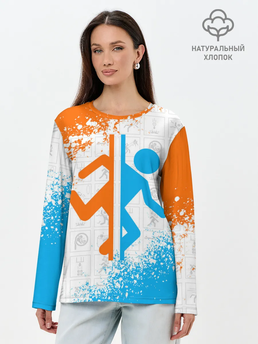 Лонгслив женский. Хлопок / PORTAL