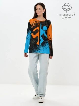 Лонгслив женский. Хлопок / PORTAL