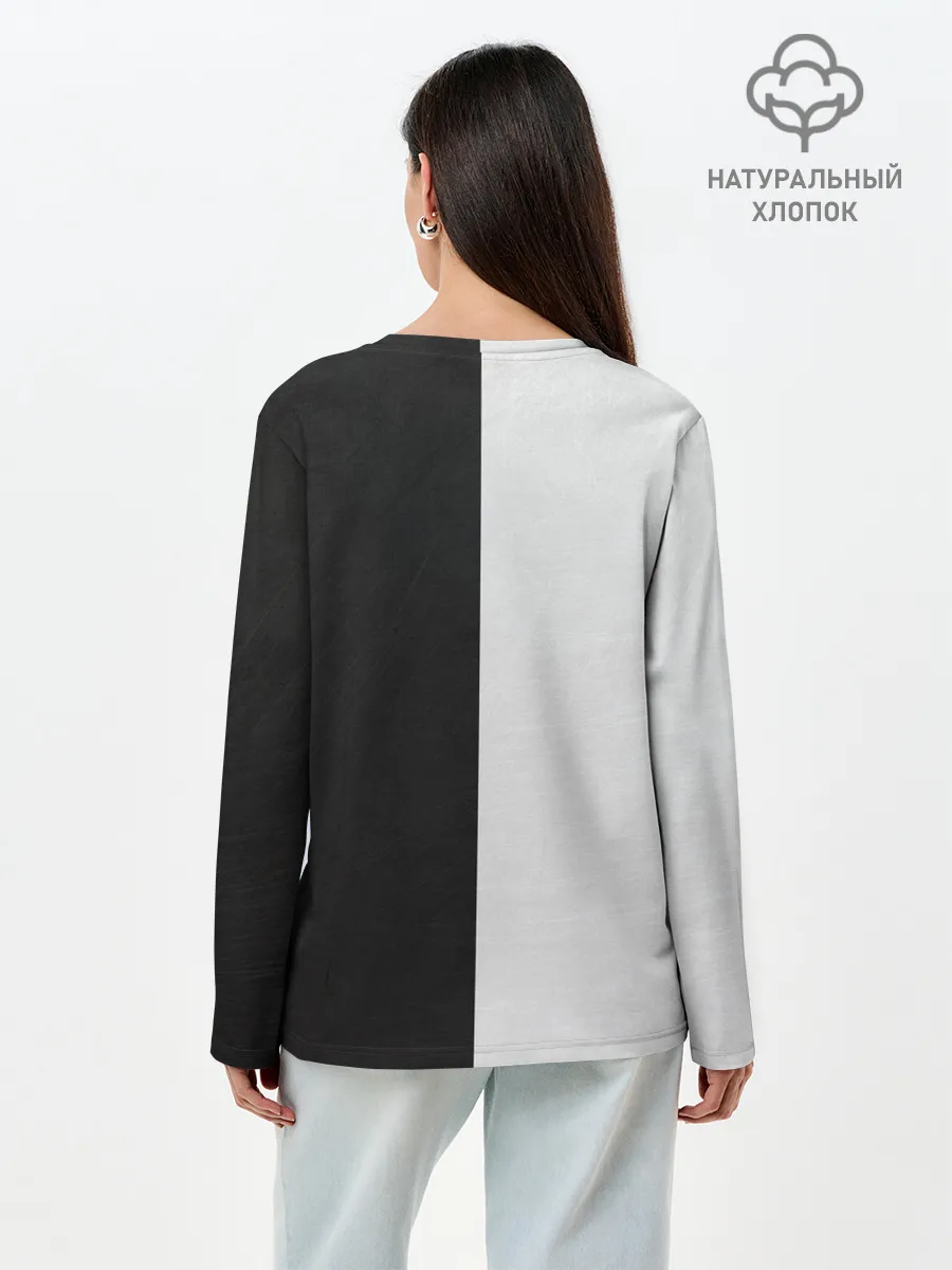 Лонгслив женский. Хлопок / Real Madrid