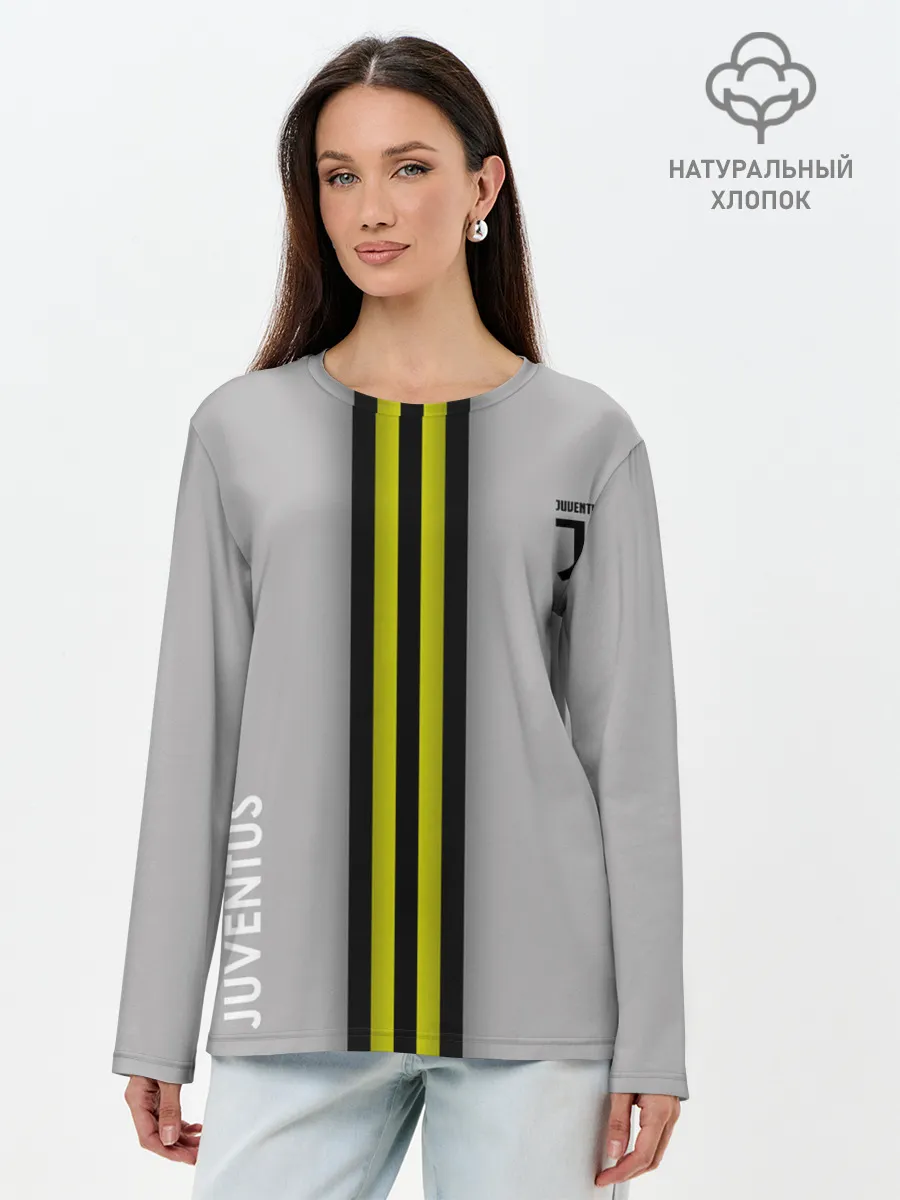 Лонгслив женский. Хлопок / Juventus