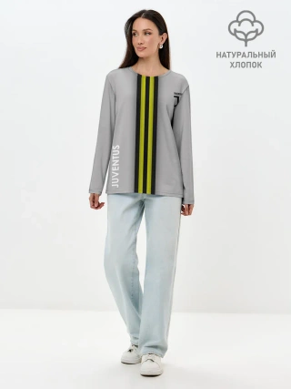 Лонгслив женский. Хлопок / Juventus