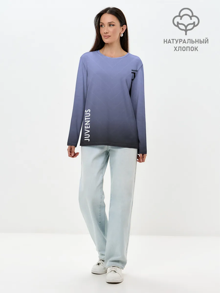 Лонгслив женский. Хлопок / Juventus