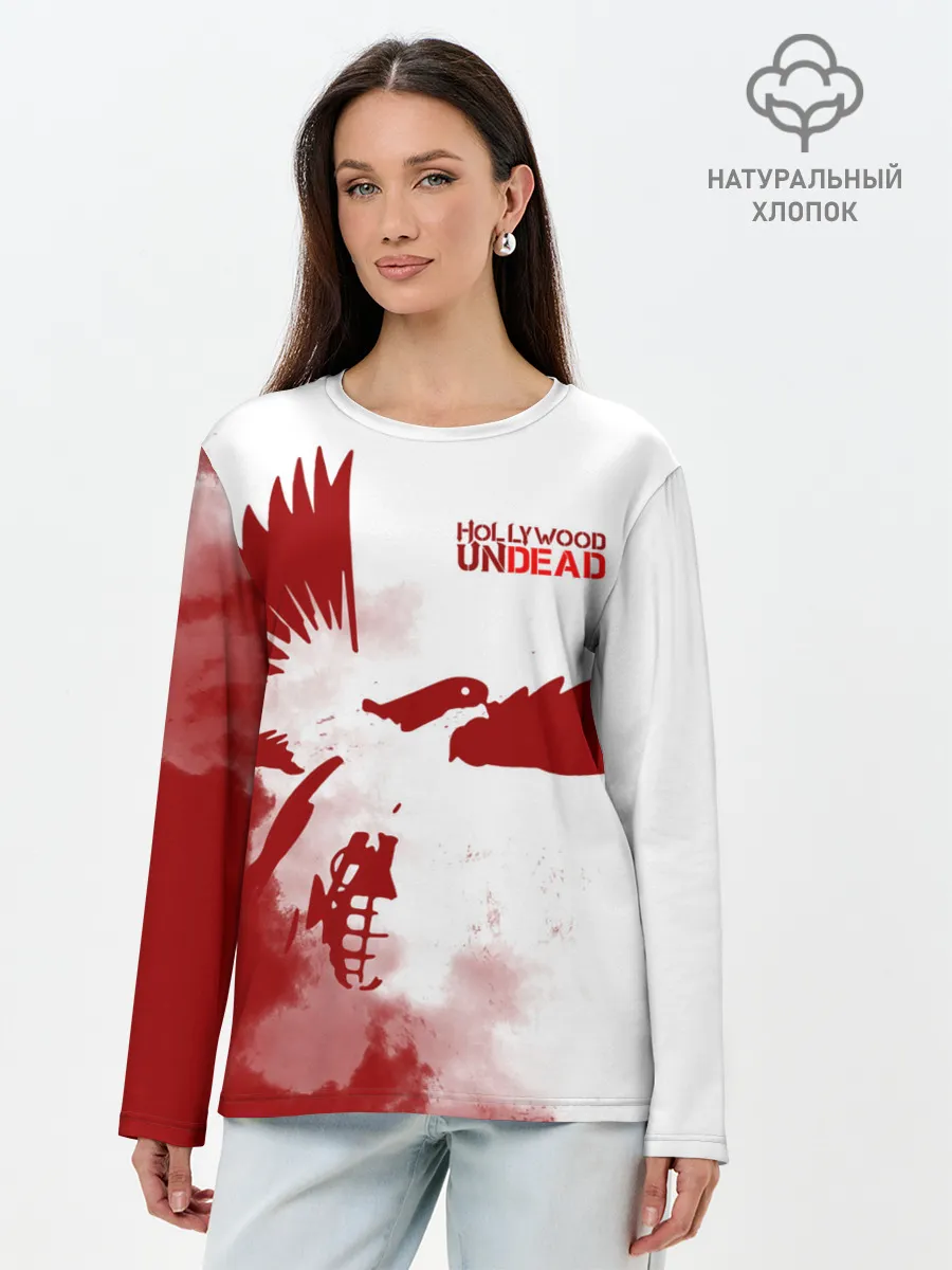 Лонгслив женский. Хлопок / Hollywood Undead