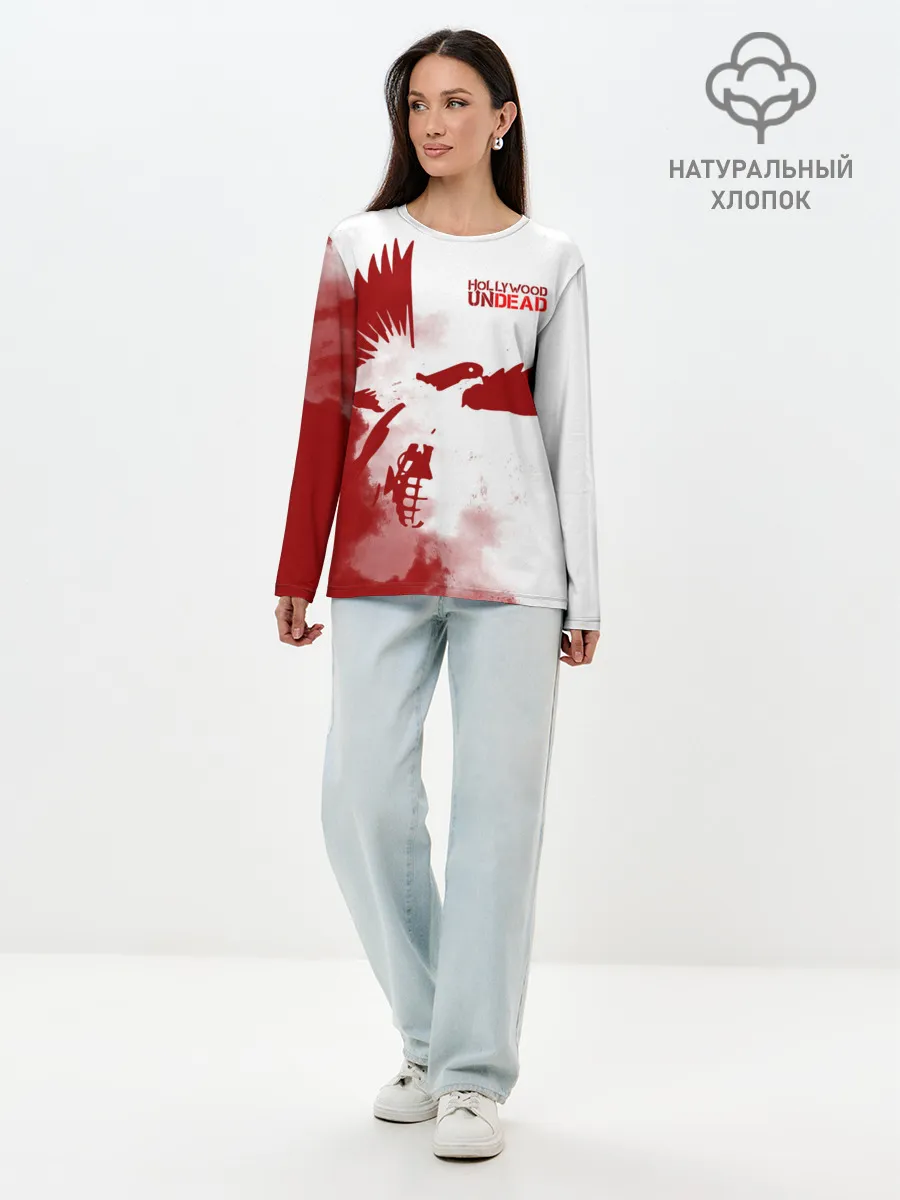 Лонгслив женский. Хлопок / Hollywood Undead