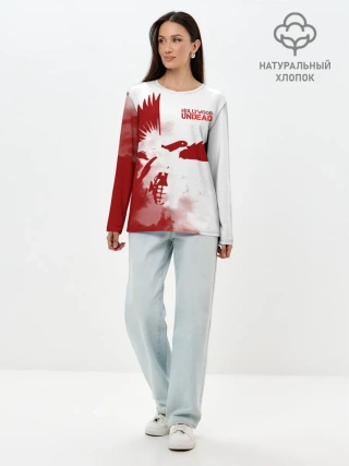 Лонгслив женский. Хлопок / Hollywood Undead