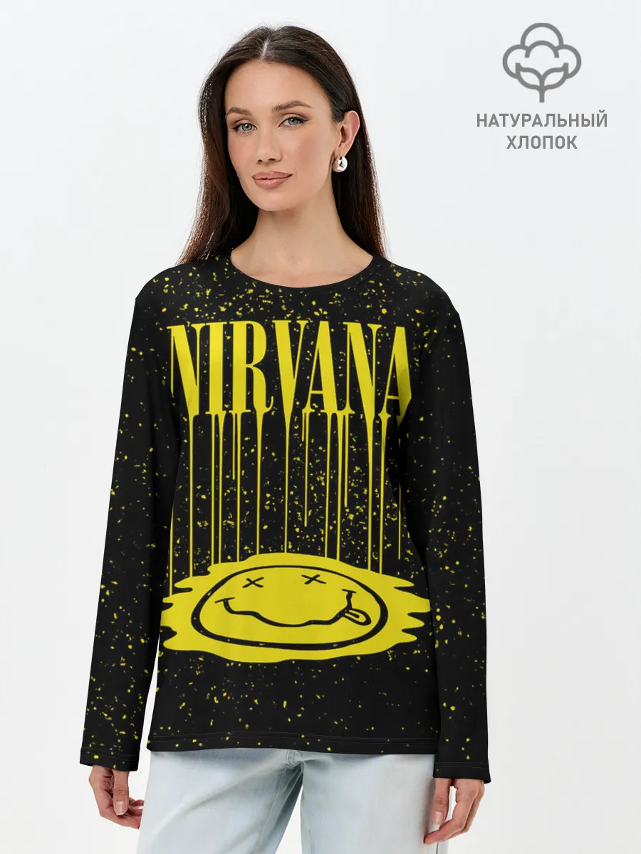 Лонгслив женский. Хлопок / Nirvana