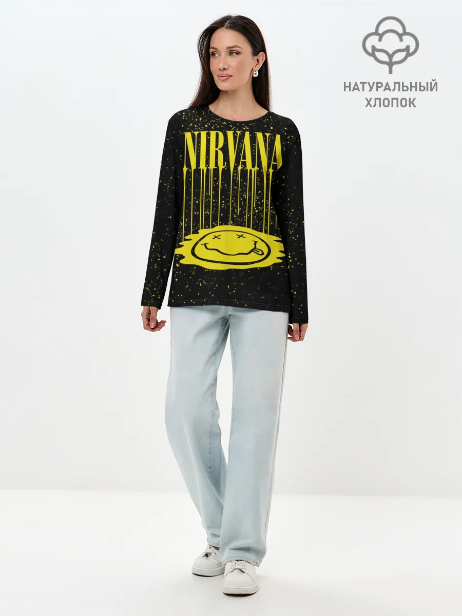 Лонгслив женский. Хлопок / Nirvana