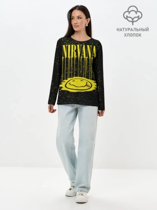 Лонгслив женский. Хлопок / Nirvana